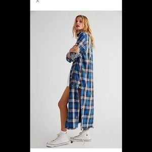 Free People Heavenly Plaid Jacket